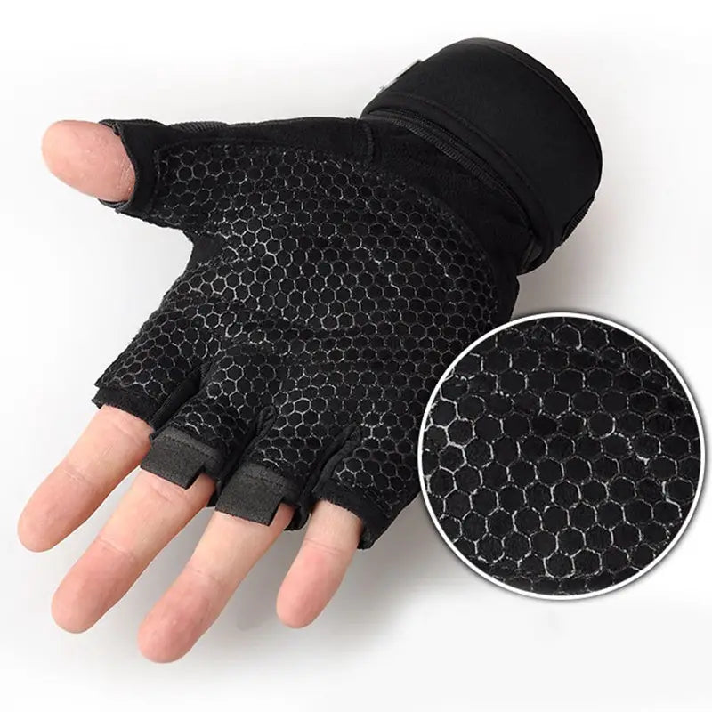 Half-Finger Fitness Gloves | Ademend en zonbescherming voor buitenactiviteiten