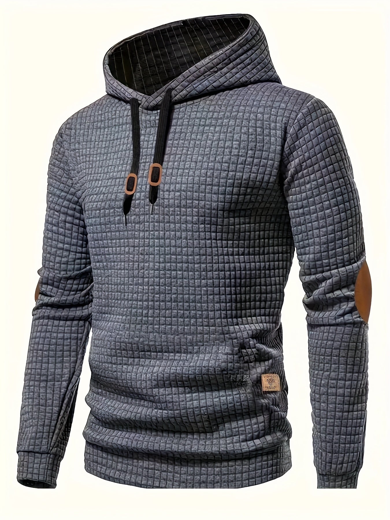 Daniel | Wafelstructuur Hoodie met Capuchon voor Herfst en Winter