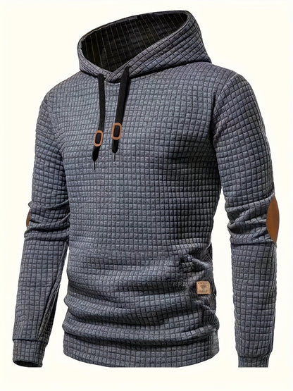 Daniel | Wafelstructuur Hoodie met Capuchon voor Herfst en Winter