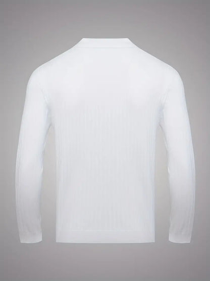 Daniel | Chic V-Hals Pullover met Stretch voor Herfst en Winter