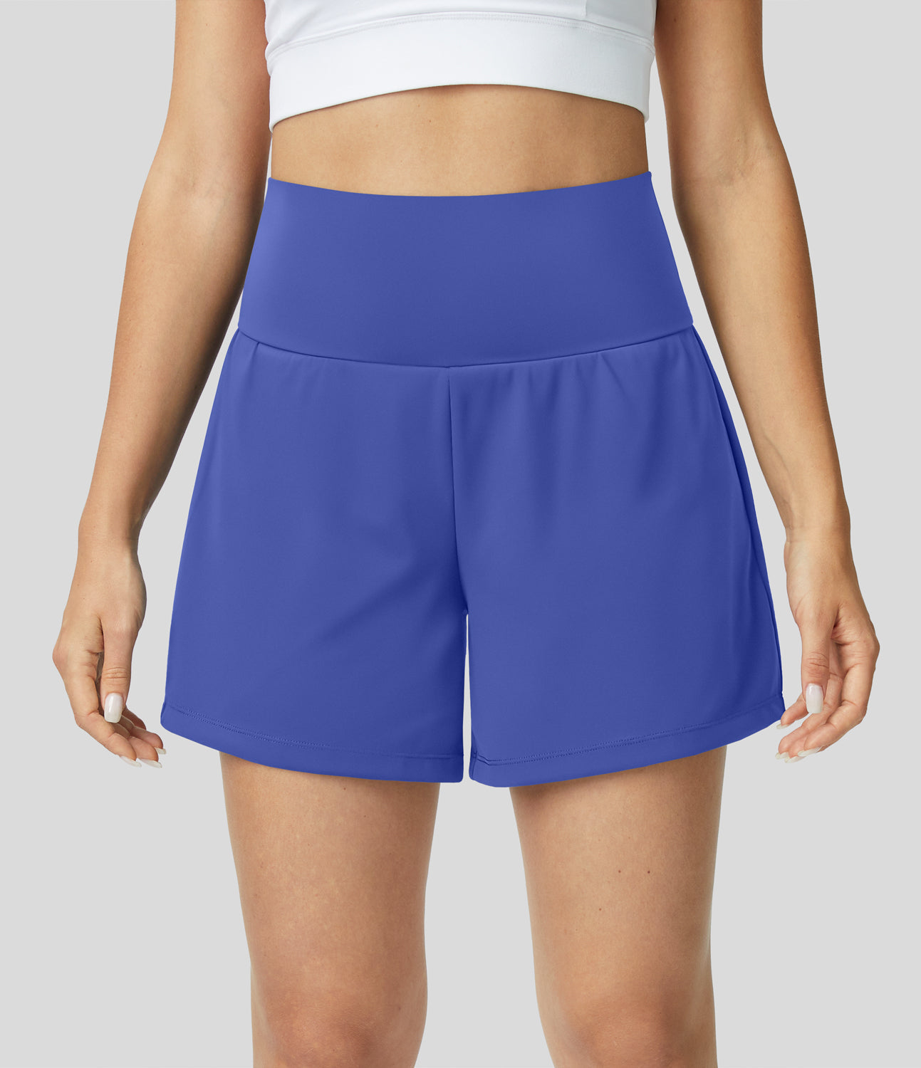 Hilara | 2-in-1 yogashort met hoge taille, achterzak en zijzak