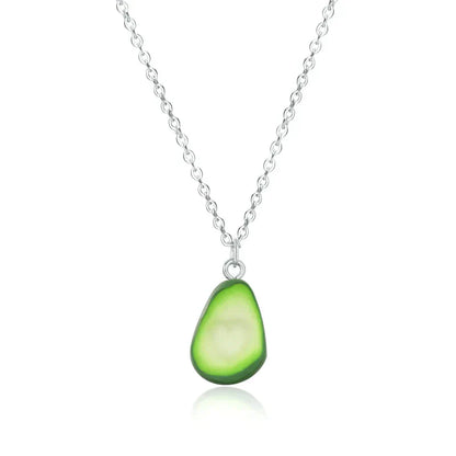 Avocado hart ketting | Een unieke vriendschapsketting
