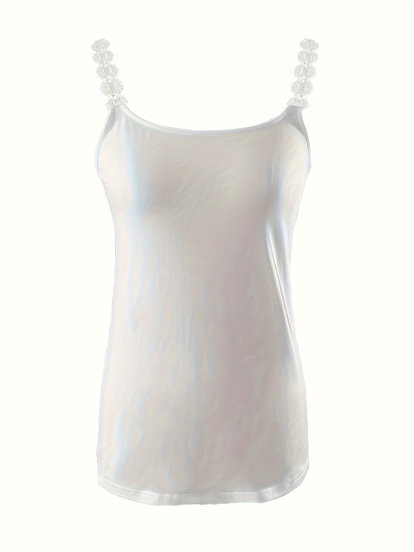 Elena | Luchtig Zomerhemd met Kanten Bandjes