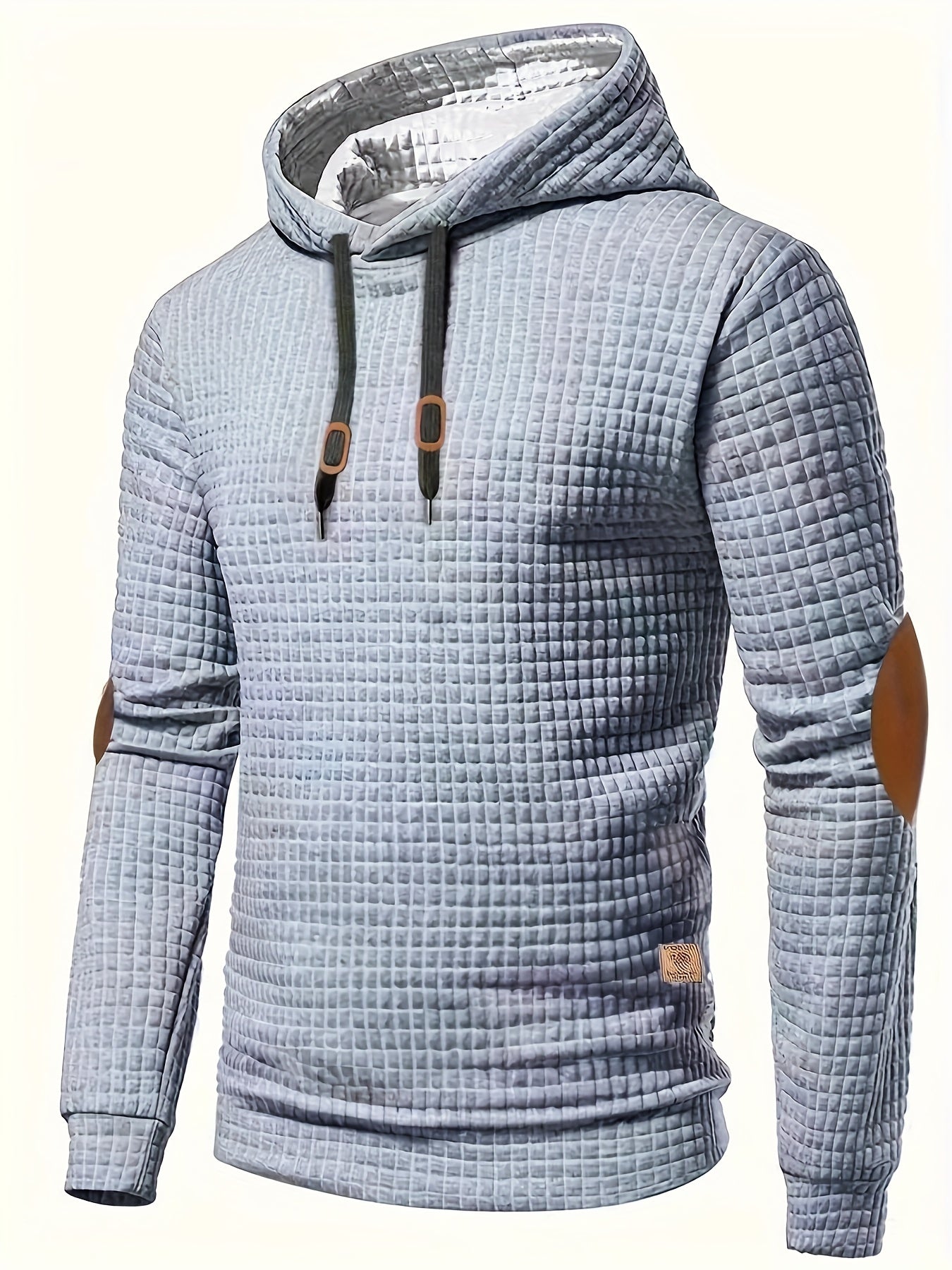 Daniel | Wafelstructuur Hoodie met Capuchon voor Herfst en Winter