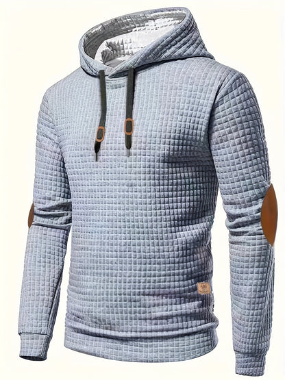 Daniel | Wafelstructuur Hoodie met Capuchon voor Herfst en Winter