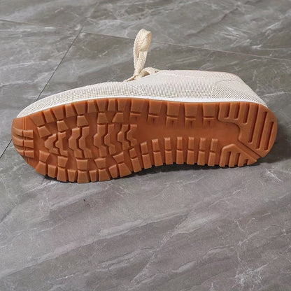 Wilhelmine - Vrouwen Beige Sneakers