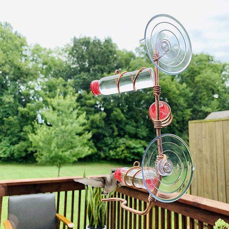 Window Hummingbird Feeder | Geniet van de schoonheid van kolibries dichtbij