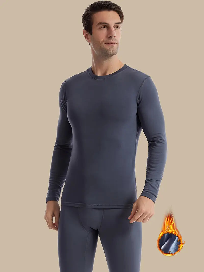 Lars | Warm Fleece Compressieshirt & Stretch Leggings voor Koude Dagen