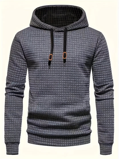 Daniel | Wafelstructuur Hoodie met Capuchon voor Herfst en Winter