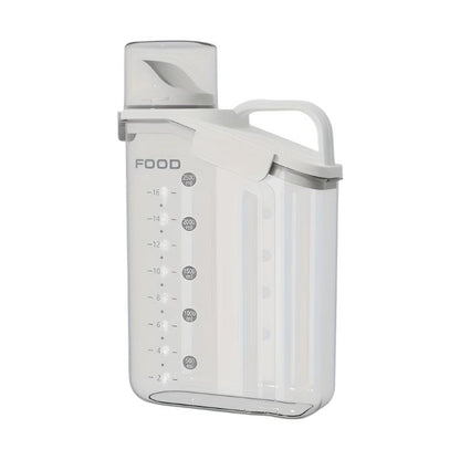 Pet Food Storage Bucket | Vochtbestendig met maatbeker voor eenvoudig voeren