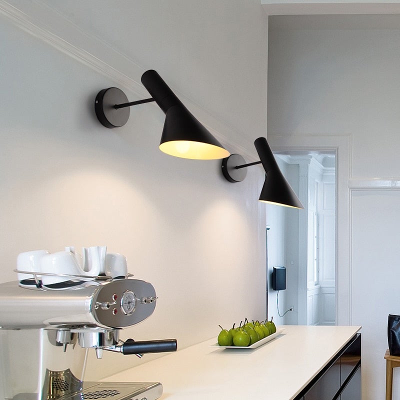 Brady Moderne LED Wandlamp Binnen Draaiend Eet/Woonkamer Zwart