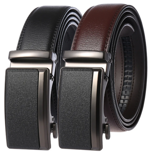 PrestigeBelt - Stijlvolle Herenriem met Automatische Gesp van Hoogwaardige Koeienhuid