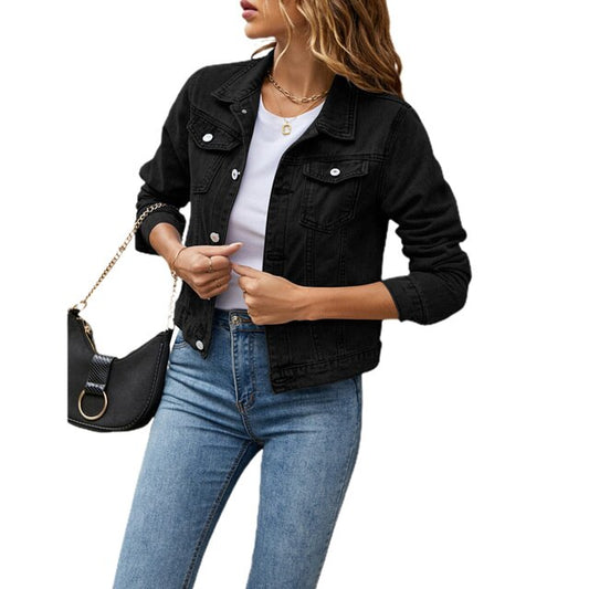 Mirella Denim Jacket | Casual denim-look jasje voor vrouwen