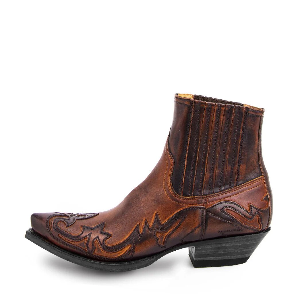 Maverick - Lederen Lage Cowboylaarzen Unisex