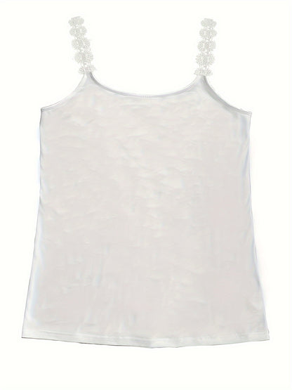 Elena | Luchtig Zomerhemd met Kanten Bandjes