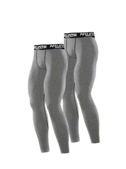 Arjan | 2-Pack Thermische Fleece-Leggings voor Heren – Warm en Comfortabel Twee-Delige Set