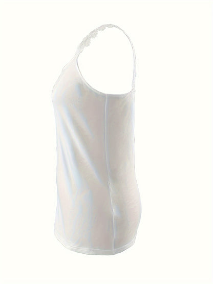 Elena | Luchtig Zomerhemd met Kanten Bandjes