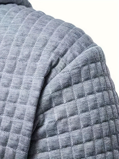 Daniel | Wafelstructuur Hoodie met Capuchon voor Herfst en Winter