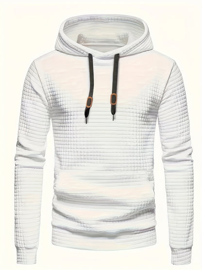 Daniel | Wafelstructuur Hoodie met Capuchon voor Herfst en Winter